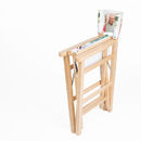 easily store your custom folding picnic chair