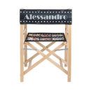 sedia da regista con nome