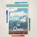 A4 cards personalised with motivational quote