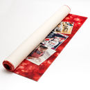 personalised large rugs rolled