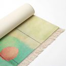 design your kitchen rug with fringe