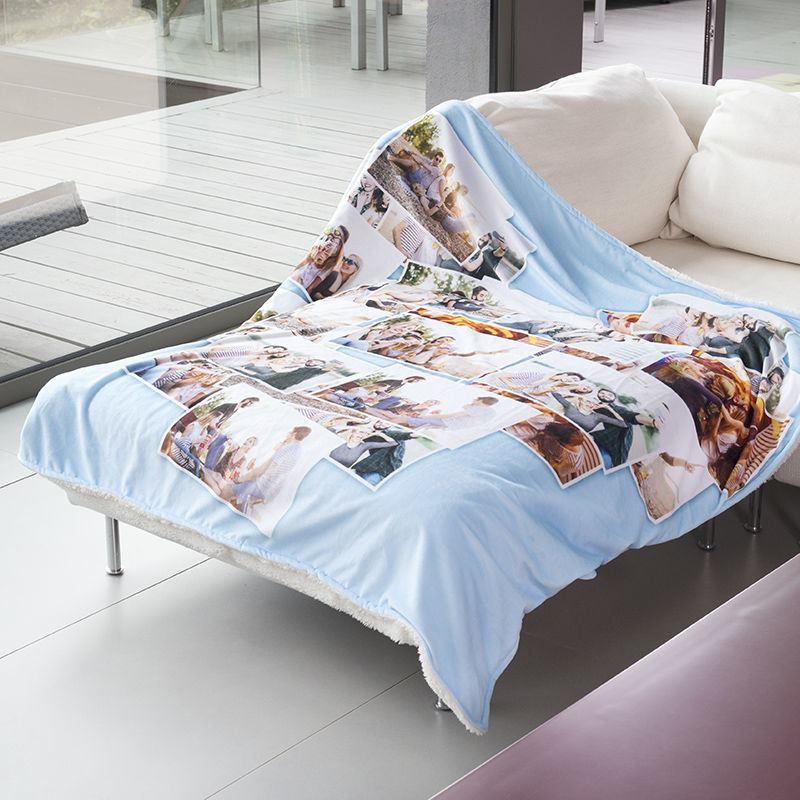 manta para sofa personalizada
