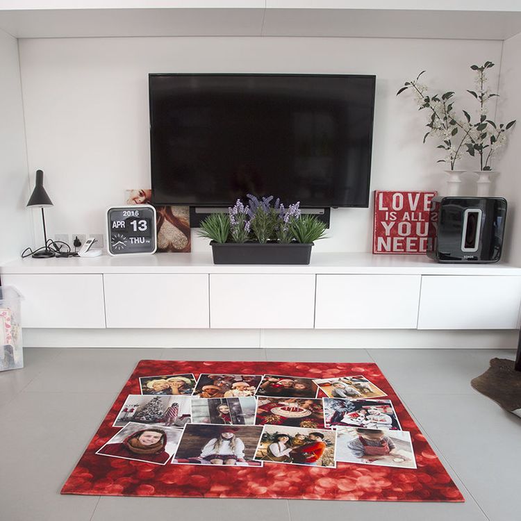 personalized Floor Cloth Rug