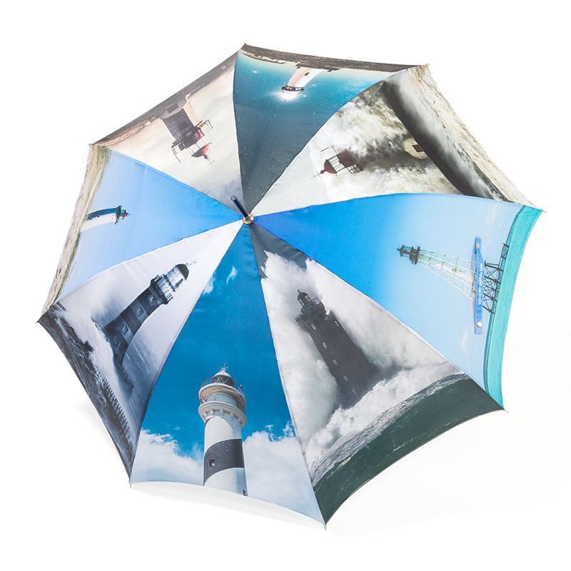 custom golf umbrellas lighthouse design