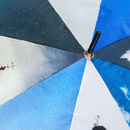 close up of custom umbrella
