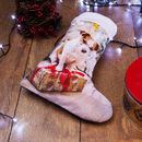 Dog christmas Stocking design presents