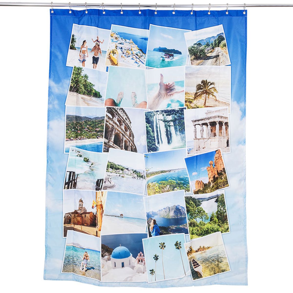 Personalized Custom Shower Curtain Set – Waterproof Polyester With 12 Hooks