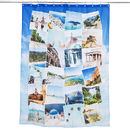 tenda doccia con stampa foto tropici