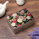 floral printed sewing box to keep your needles and thread