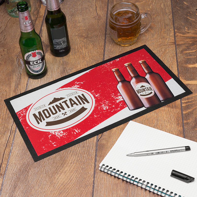 Personalised drink outlet mats