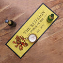 home bar mat with logo