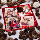 Christmas photo montage coasters