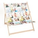 Deckchair double montage design fabric detail