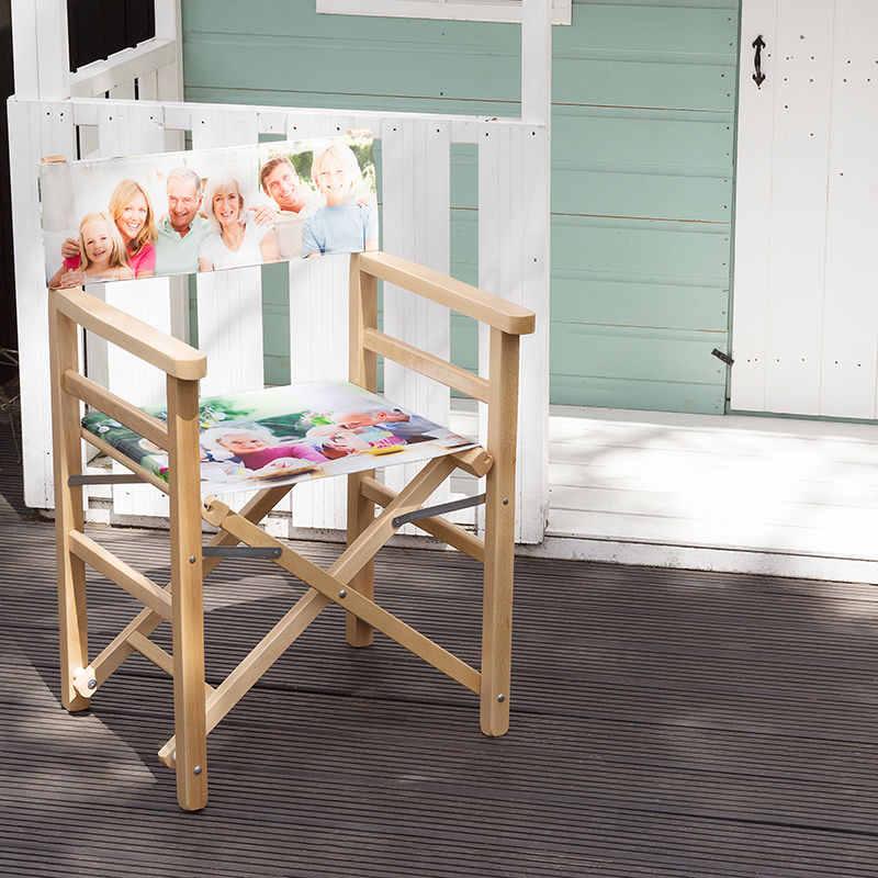 personalised folding chair