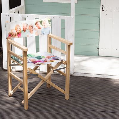personalized camping chairs printed with family photos