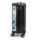 TSA locking details photo printed suitcase