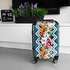 Printed Pattern design suitcase rolling