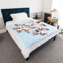 Fluffy Throw Blankets as bedspread