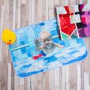 changing mat for babies blue