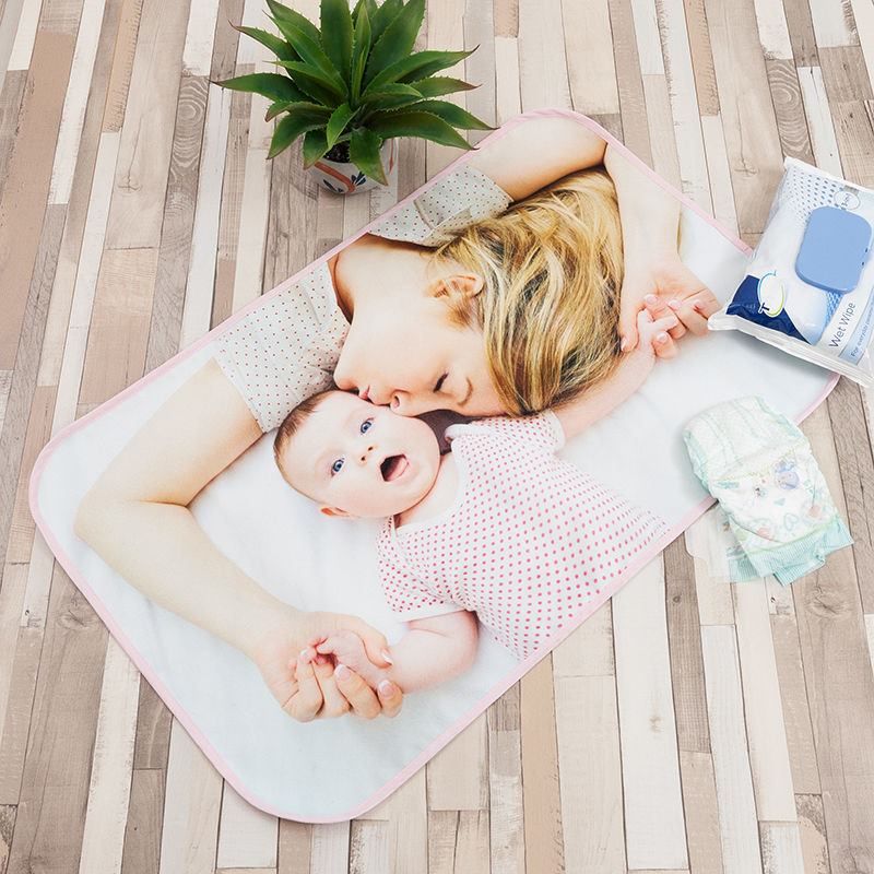 Personlalised Baby changing Mat mother design