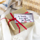 biglietti chiudi pacco regalo con foto