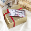 photo printed custom present tags