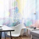 din design på nätgardiner i voile