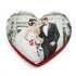 Wedding photo heart pillow design