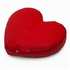 Red blank reverse side heart cushion