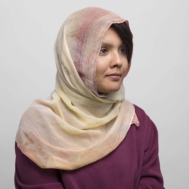Chiffon Hijab Kopftuch bedrucken