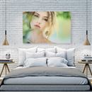 leinwand mit foto von frau in wunschgröße
