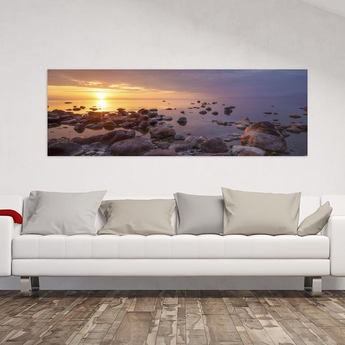 panorama on canvas of beach