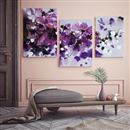 Toile multi panneaux dans salon