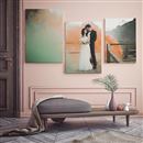 Cadre photo tryptique mariage