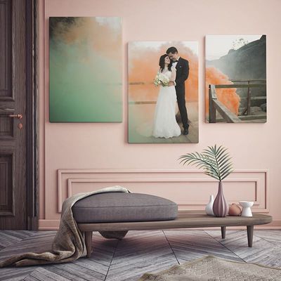 Cadre photo tryptique mariage