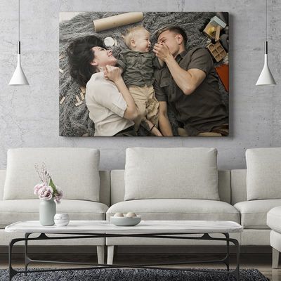 framed canvas print for lounge
