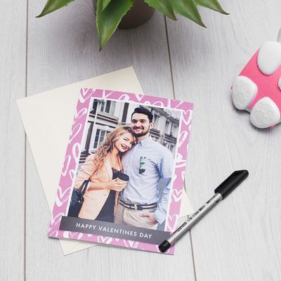 Personalised Valentines card