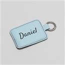 print your own name leather keyring