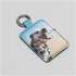 leather photo keyring with your design