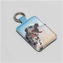 Personalised Leather Keyrings pet photo