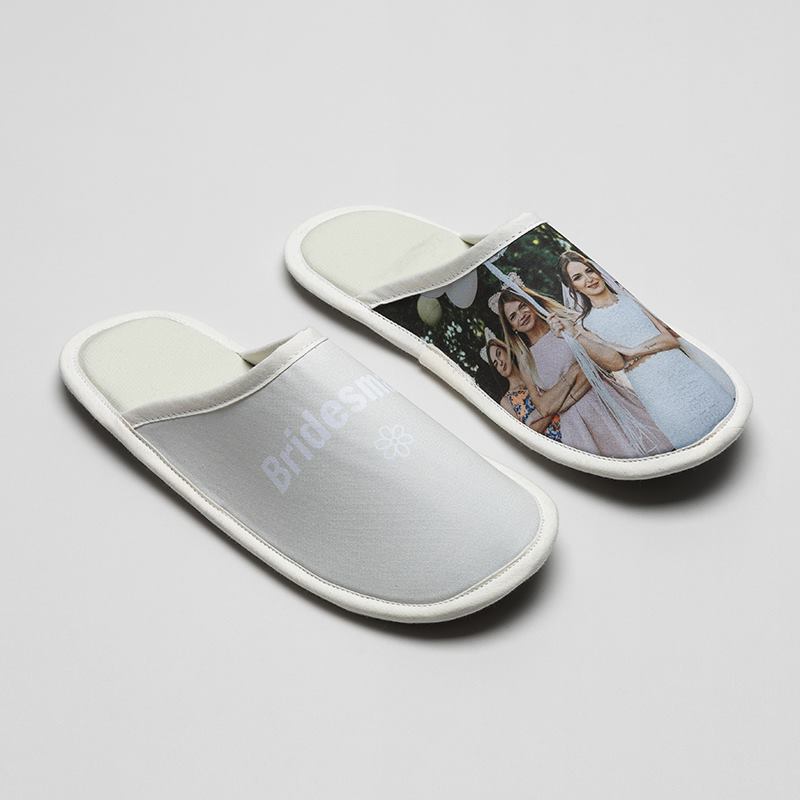 Personalized hot sale wedding slippers