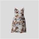 custom made womens short slip dress