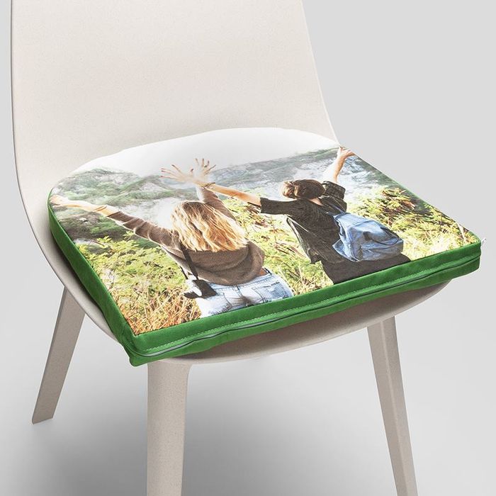 coussin de chaise personnalisé avec photo