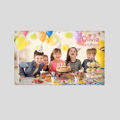 pancarta exterior personalizada cumpleaños