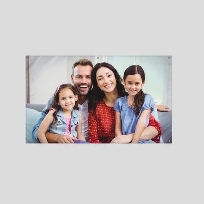 Pancarta personalizado fotos familia