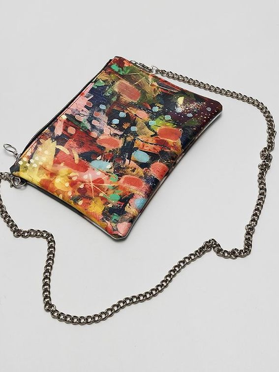Impression en couleur sur la pochette bandoulière