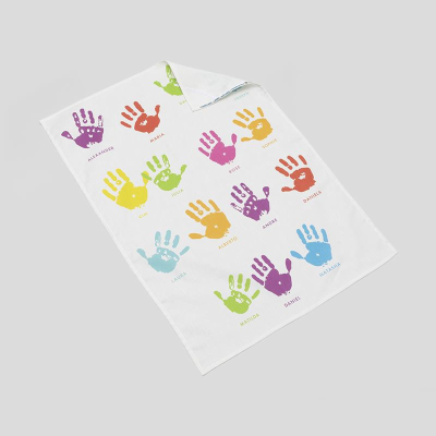 school tea towel printing