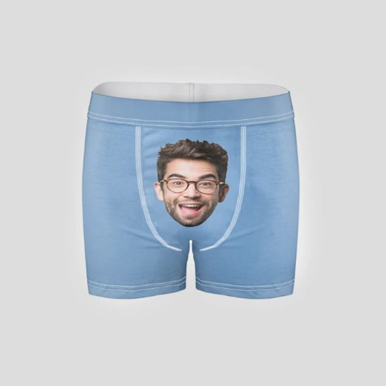 Custom Boxers with Pictures. Men's Personalized Boxer Briefs