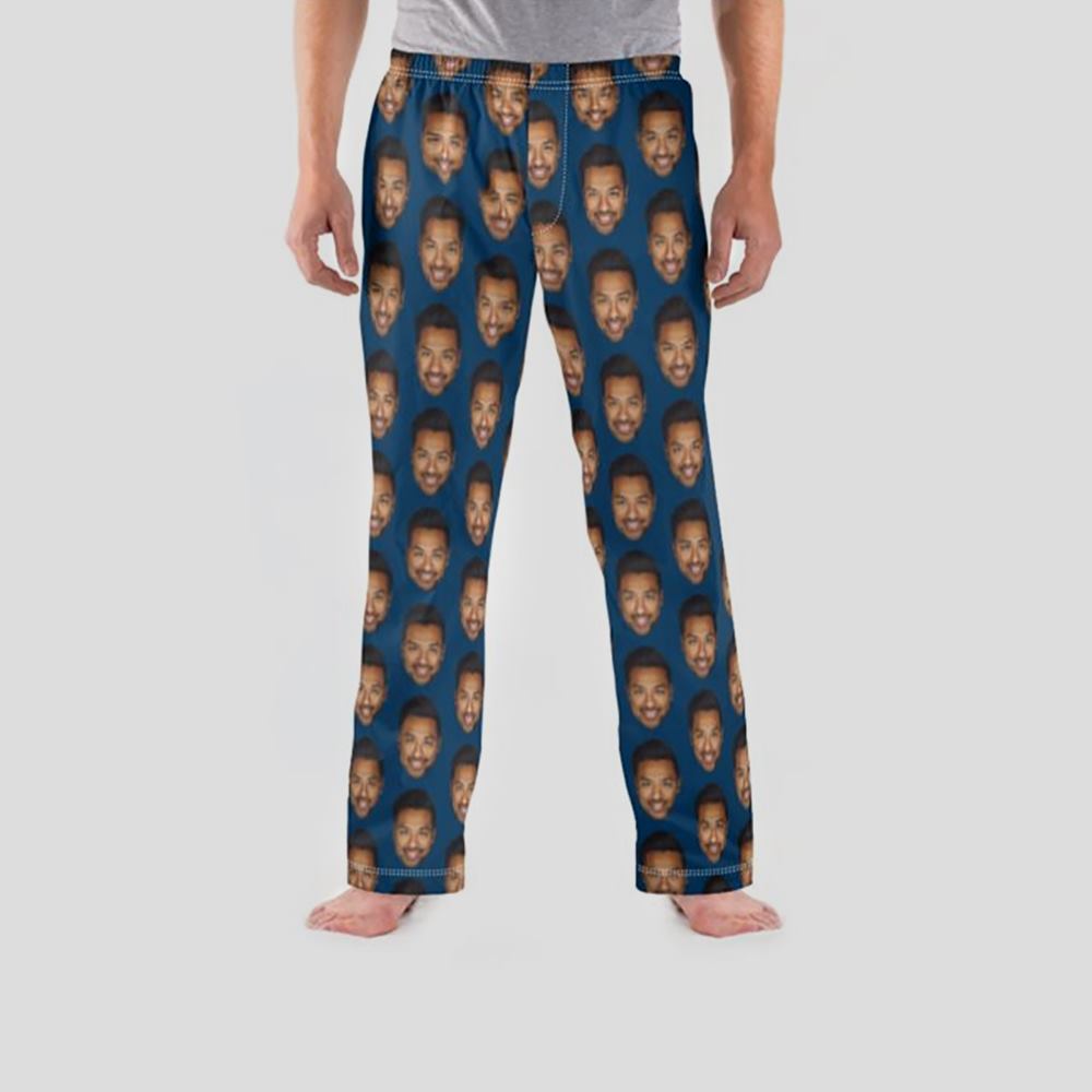 Pajamas with faces on outlet them