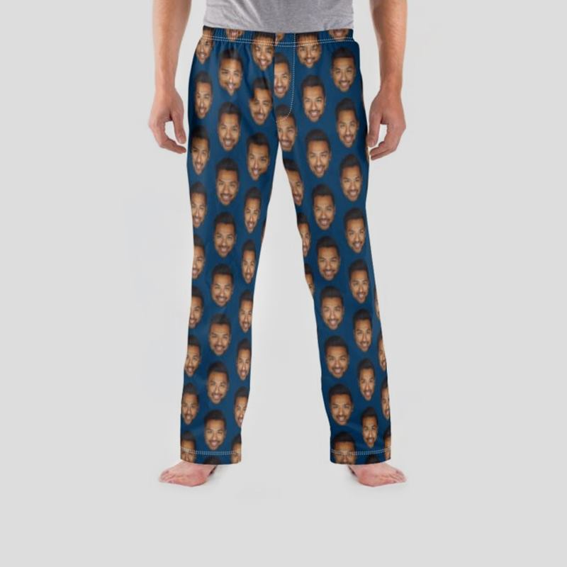 Personalised Sleep Over Party PJ Custom Printed T-Shirt & Trousers Pyjamas Set 